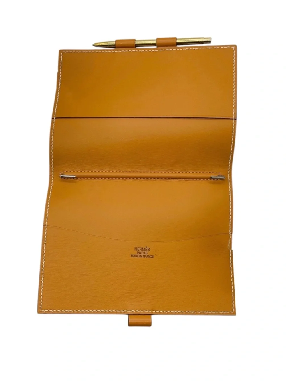 HERMES TAN LEATHER AGENDA